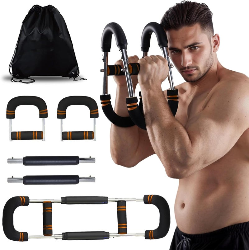 OSCILLATING SLIM Ultimate Twister Arm Trainer, Adjustable Chest Workout Equipment, Arm Trainer for Men, Chest Trainer for Men, Shoulder Muscle Training, Portable Spring Resistance Home Fitness Equipment - Image 1